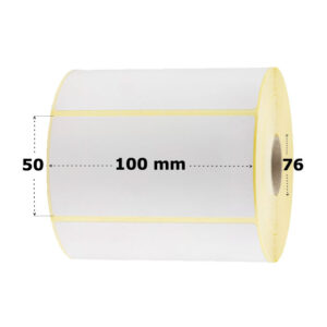 Etiquetas Térmicas 100X50mm, Canuto 76mm. Caja