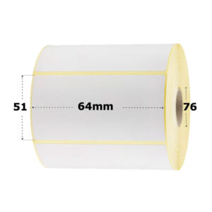 Etiquetas Transferencia 64x51mm, Canuto 76mm. Caja