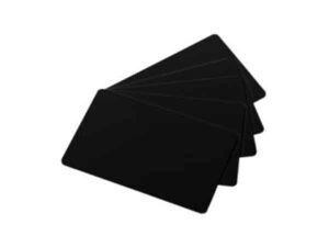 Evolis Tarjetas Negras Mate De PVC