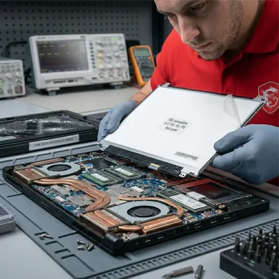 Cambio Pantalla Portatil MSI Hoyo De Manzanares