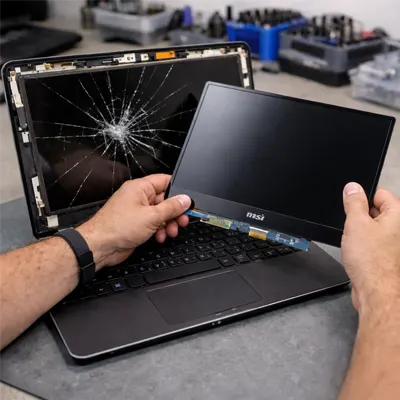 Cambio Pantalla Portatil MSI Orusco De Tajuña